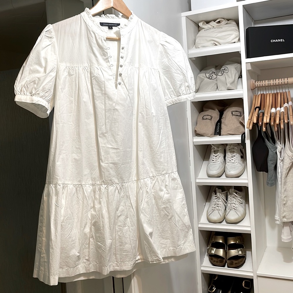 French Connection White Mini Dress